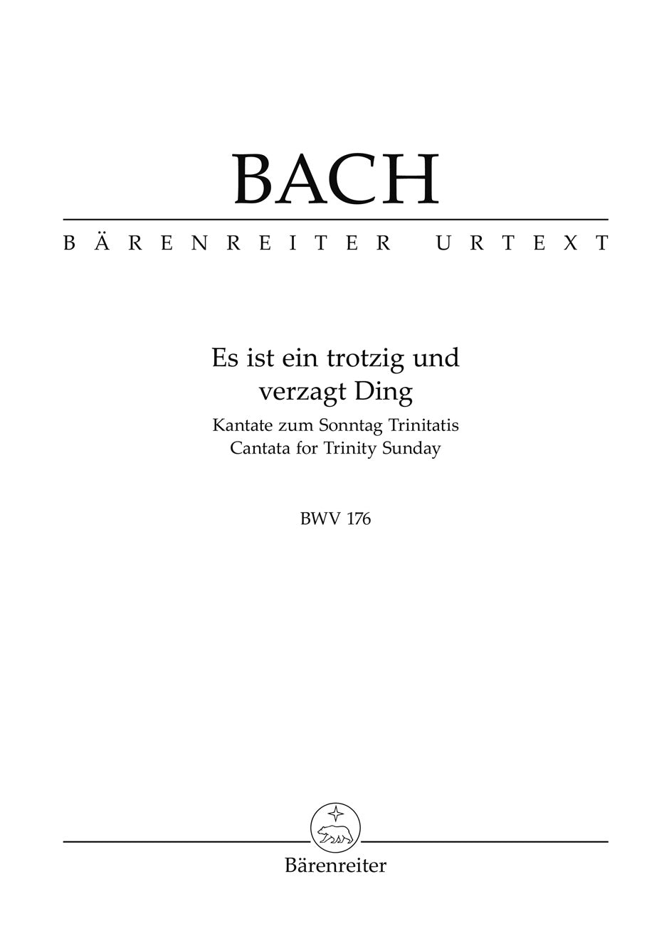 Bach: Kantate BWV 176  Es ist ein trotzig und verzagt Ding (Altviool)