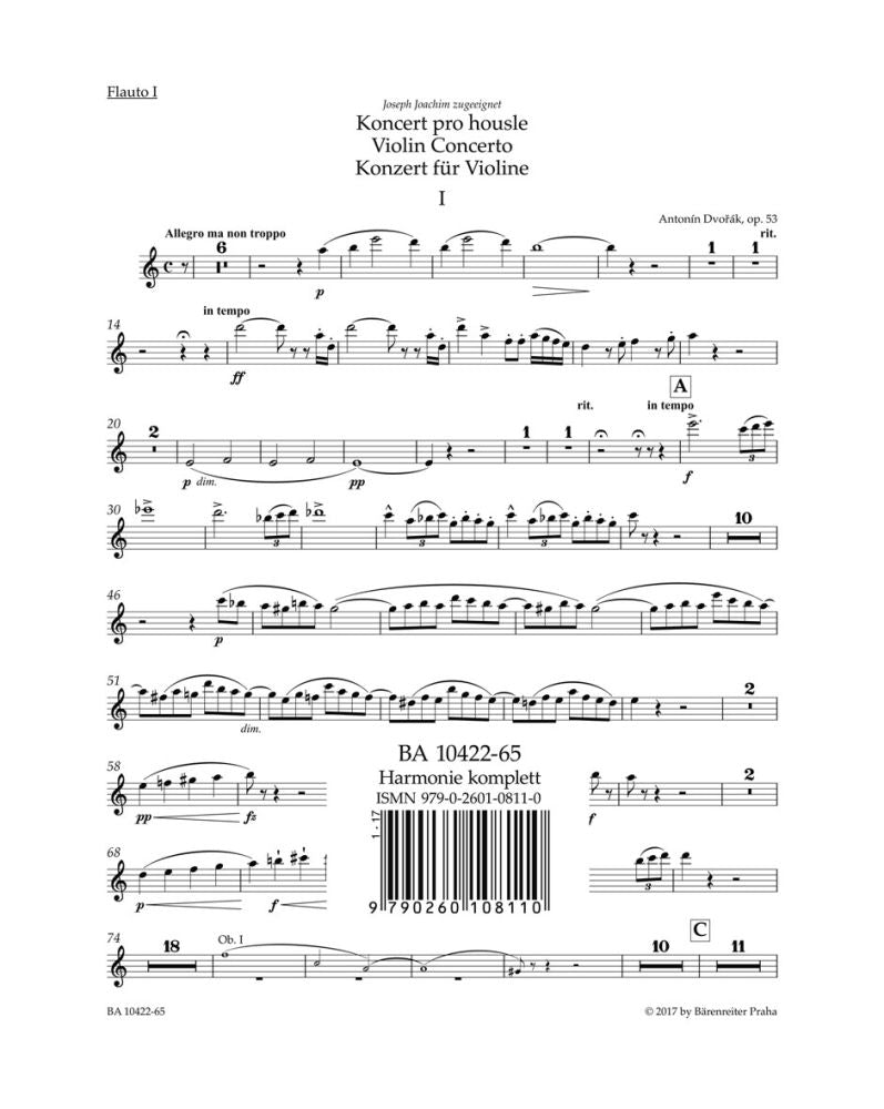 Dvorak: Concerto for Violin and Orchestra afbeelding 2
