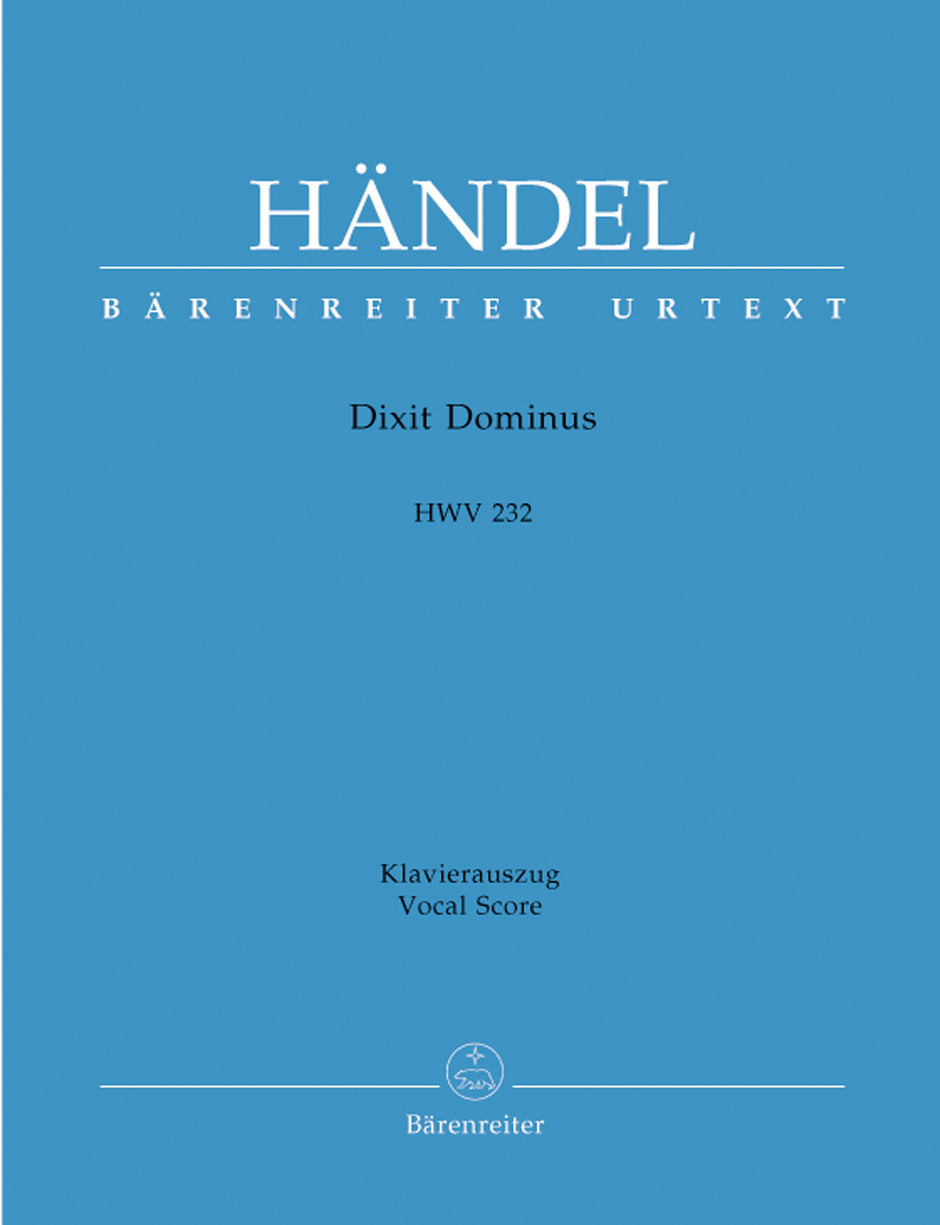 Handel: Dixit Dominus HWV 232 (Vocal Score)