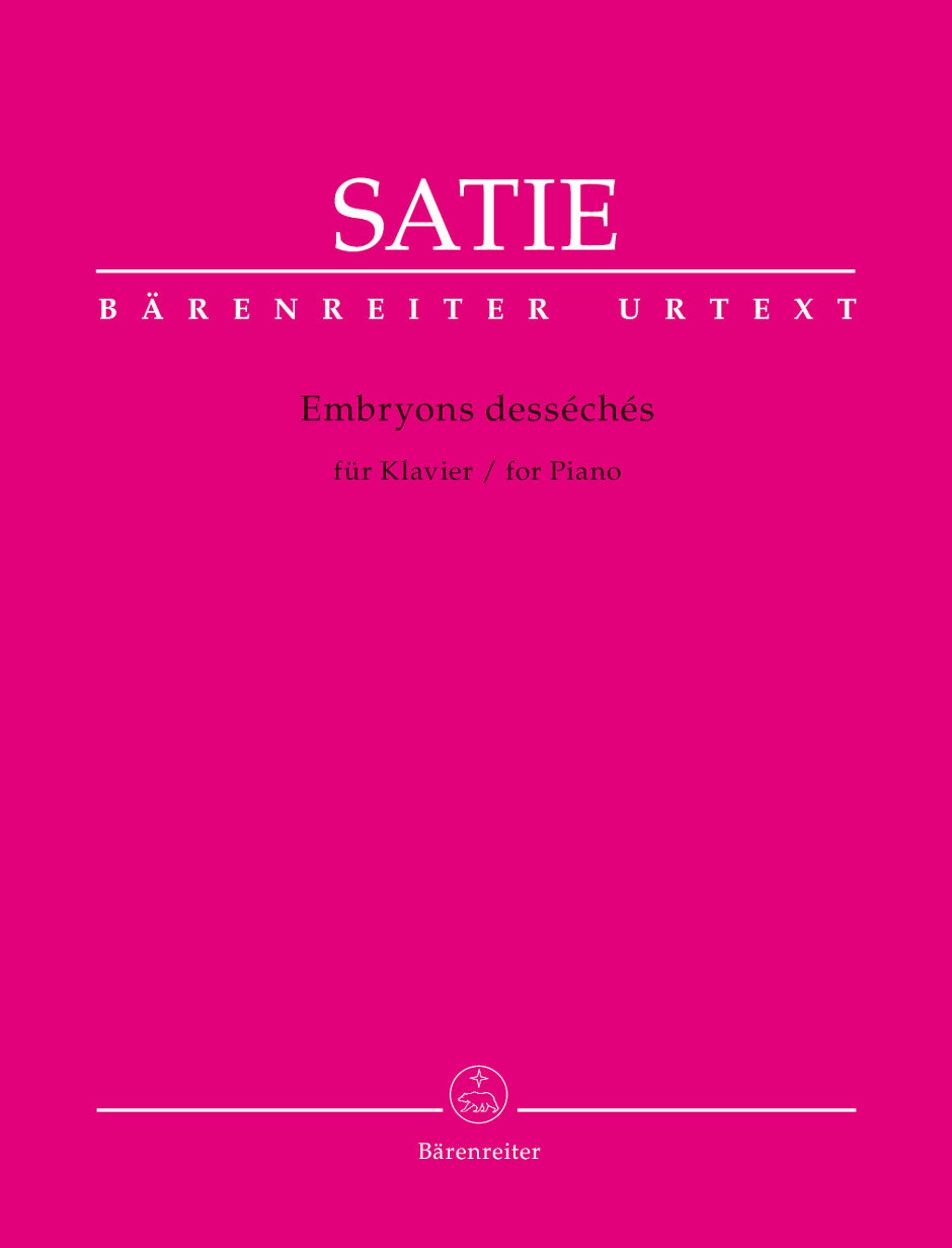 Erik Satie: Embryons Desseches for Piano