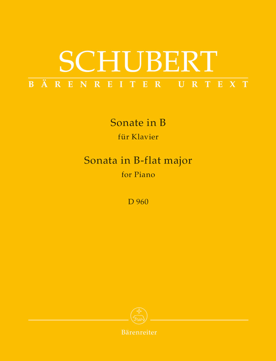 Franz Schubert: Sonate for Piano B-flat major D 960