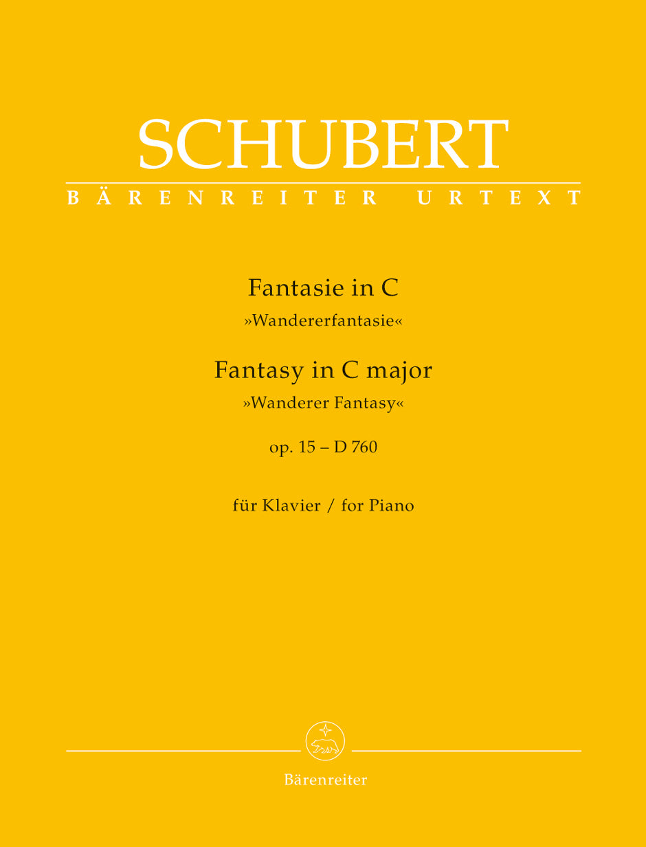 Franz Schubert: Fantasy for Piano C major op. 15 D 760 Wanderer Fantasy
