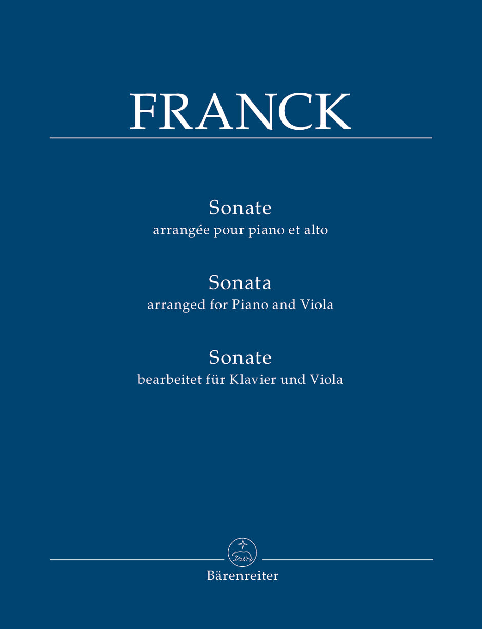 Franck: Sonata Version for Piano and Viola