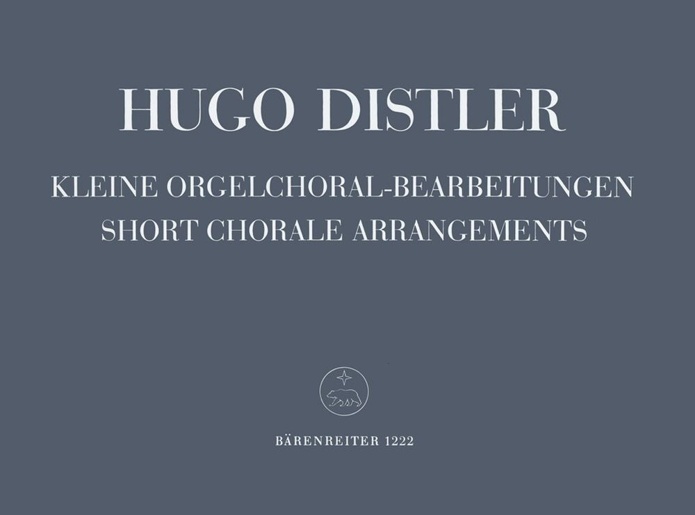 Hugo Distler: 7 kleine Orgelchoralbearbeitungen (1938)