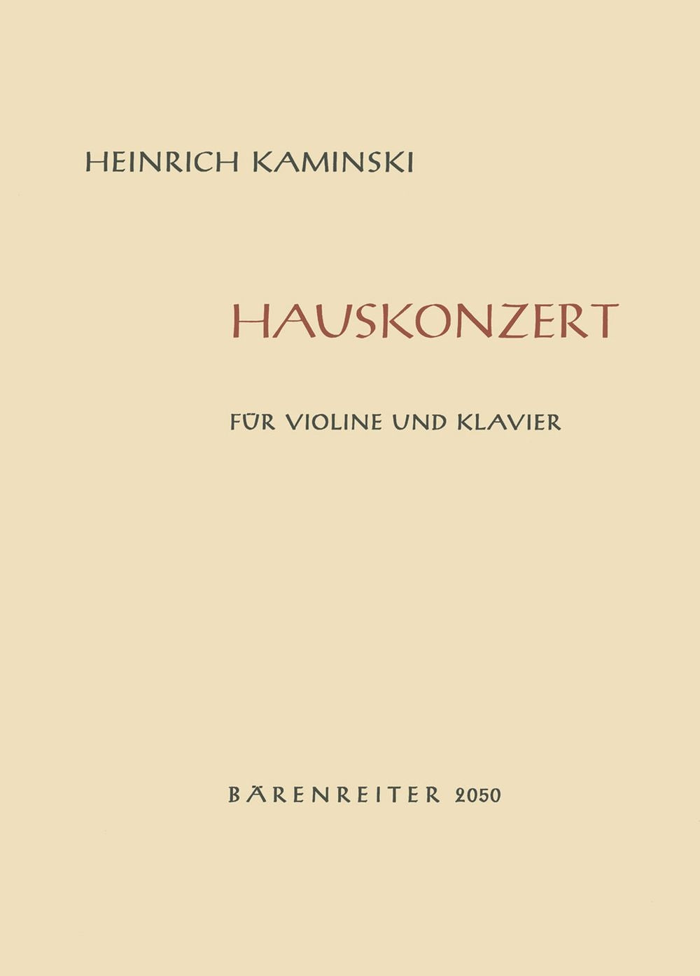 Hauskonzert (1941)