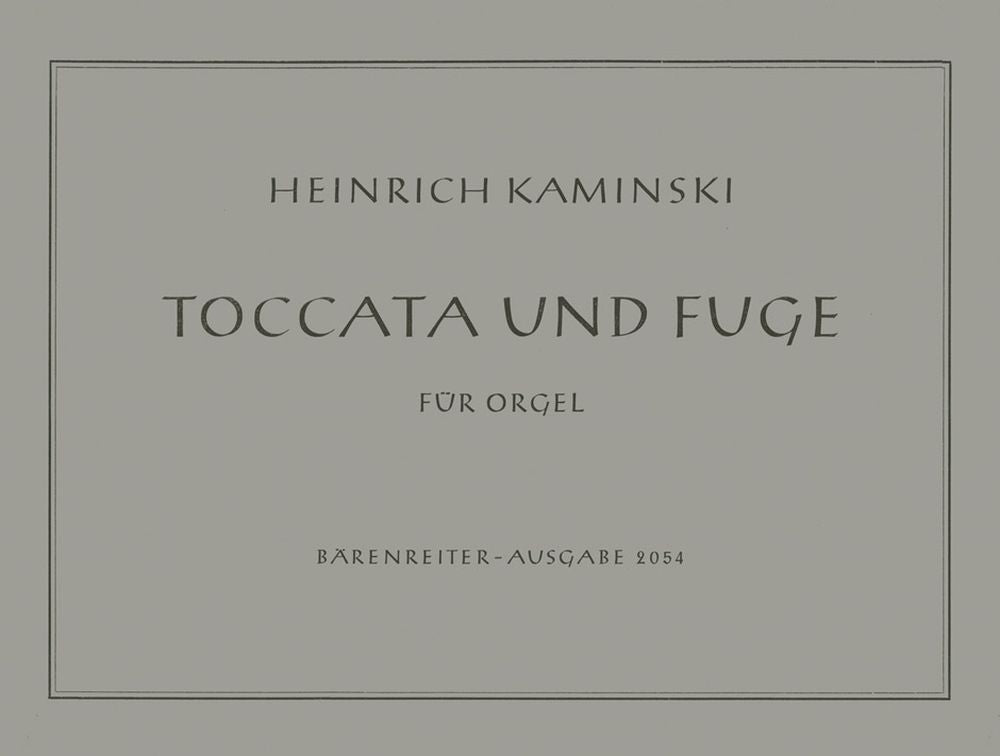 Toccata und Fuge (1939)