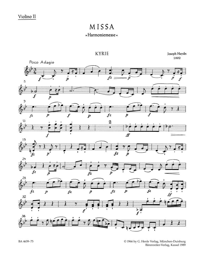 Haydn: Missa B-flat major Hob.XXII:14 Harmony Mass