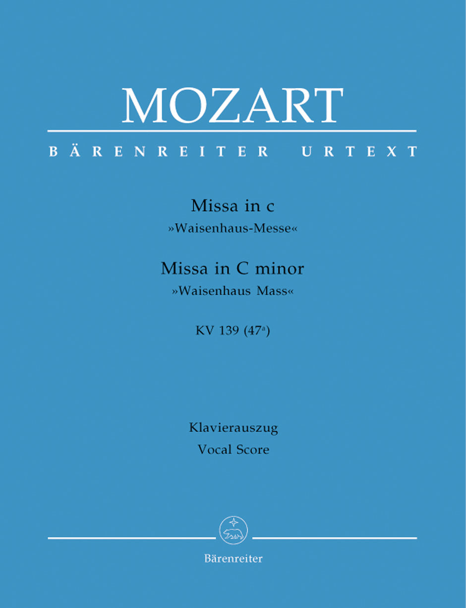 Mozart: Missa in C minor K 139 Waisenhaus-Messe (Vocal Score)