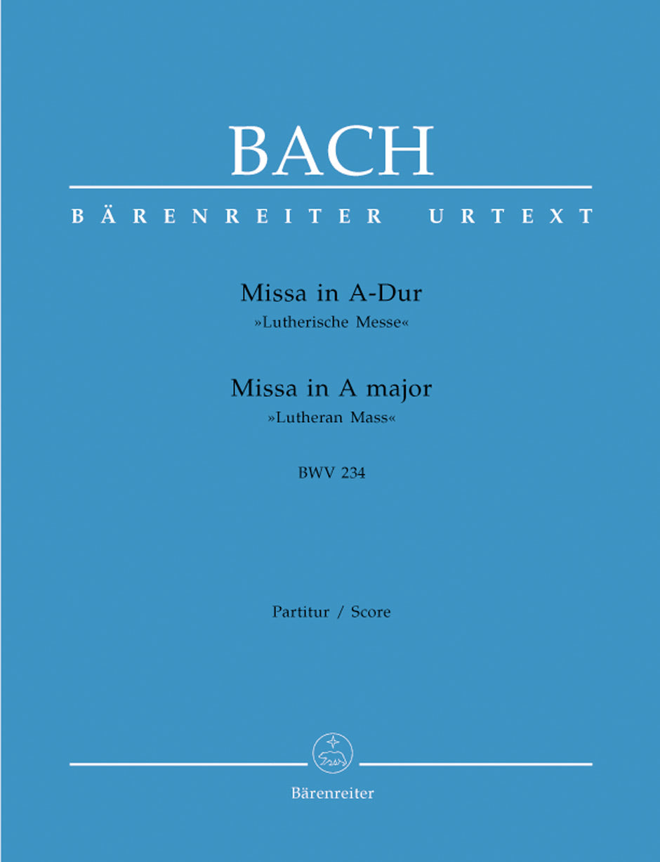 Bach: Mass in A major BWV 234 Lutheran Mass 2 (Partituur)