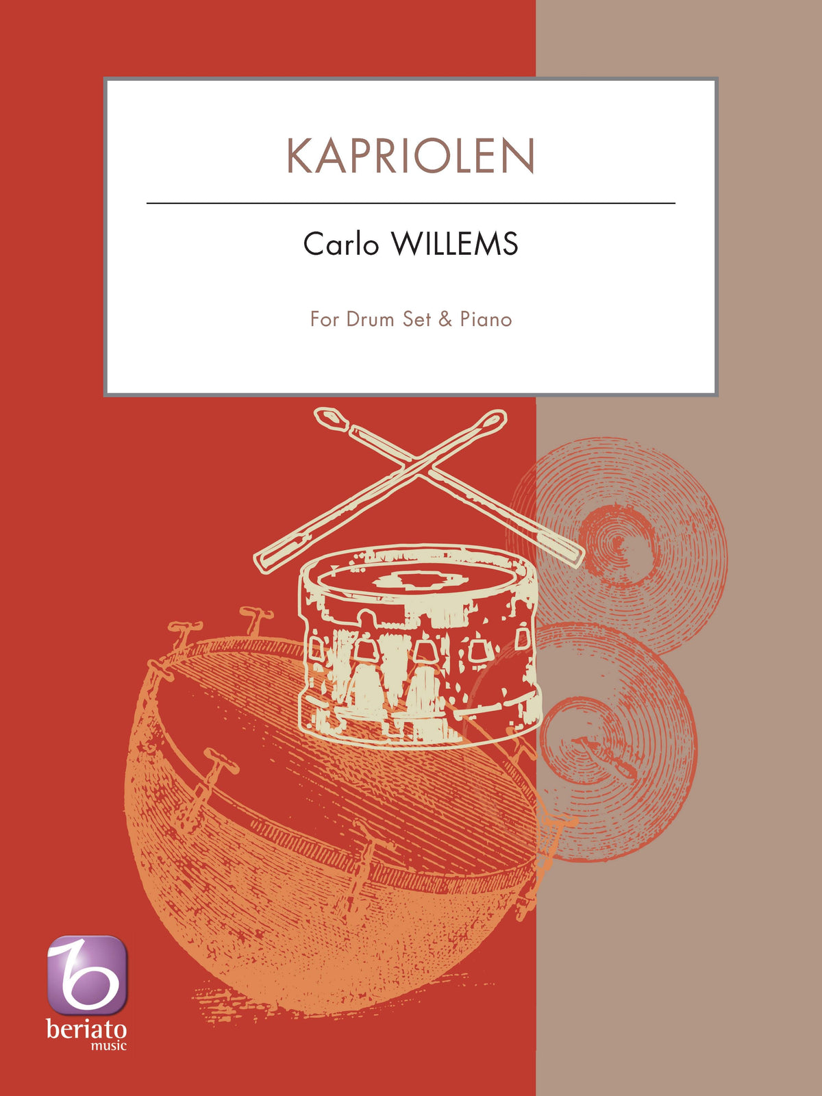Willems: Kapriolen (Drum Set and Piano)