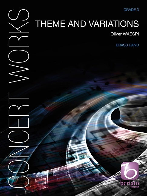 Waespi: Theme and Variations (Partituur Brassband)