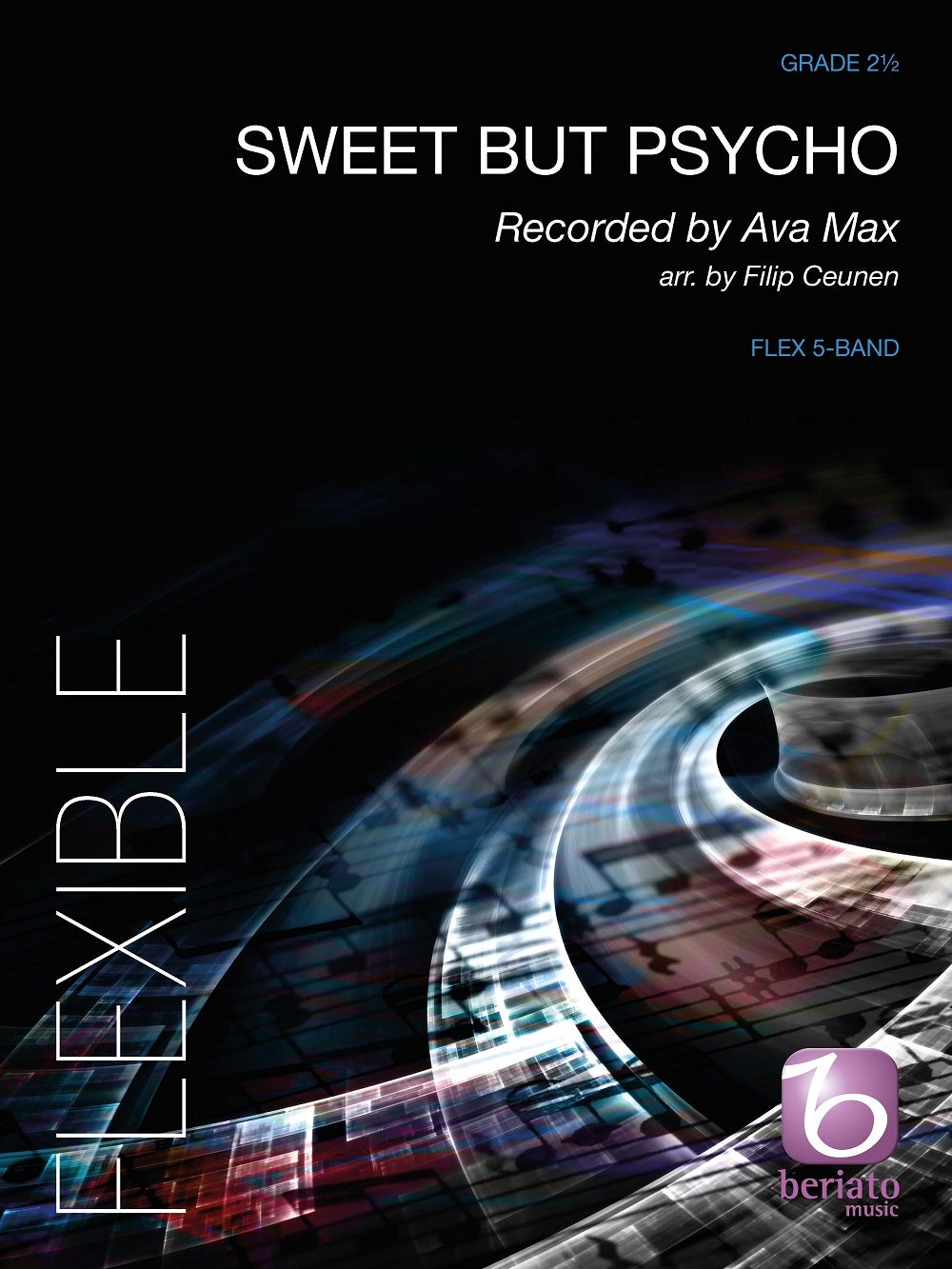 Sweet but Psycho (Partituur 5-Part Flexible Band and Opt. Piano)