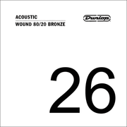 Dunlop 80/20 Bronze Losse Akoestische Gitaarsnaar .026