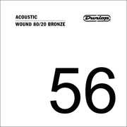 Dunlop 80/20 Bronze Losse Akoestische Gitaarsnaar .056
