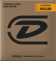 Dunlop Flatwound Basgitaarsnaren Long Scale 40-120
