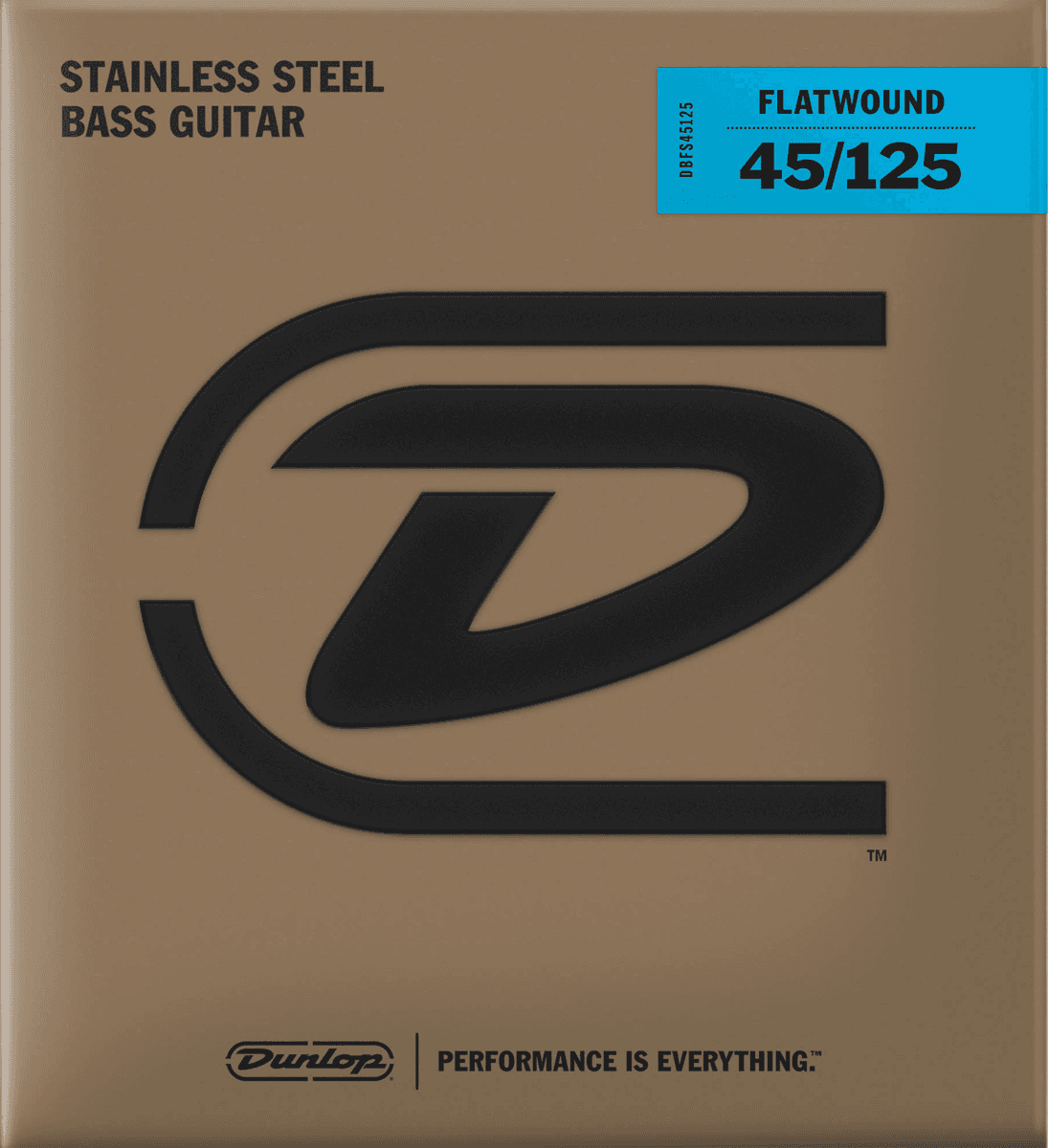 Dunlop Flatwound Basgitaarsnaren Long Scale 45-125