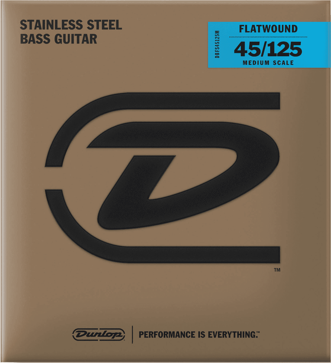 Dunlop Flatwound Basgitaarsnaren 45-125