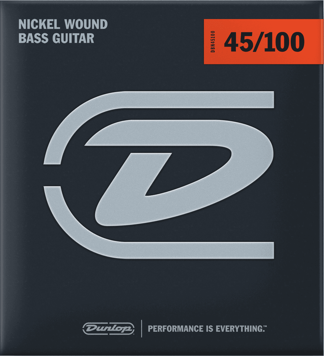 Dunlop Nickel Wound Basgitaarsnaren Long Scale 45-100