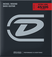 Dunlop Nickel Wound Basgitaarsnaren Extra Long Scale 45-105