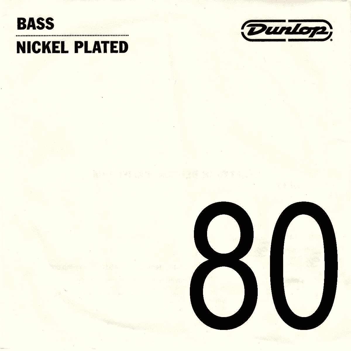 Dunlop Nickel Wound Losse Basgitaarsnaar .080