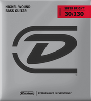Dunlop Super Bright Nickel Wound Basgitaarsnaren Long Scale 30-130