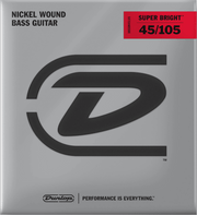 Dunlop Super Bright Nickel Wound Basgitaarsnaren Medium Scale 45-105
