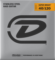 Dunlop Super Bright Stainless Steel Basgitaarsnaren Medium Scale 40-120