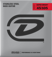 Dunlop Super Bright Stainless Steel Basgitaarsnaren Short Scale 45-105