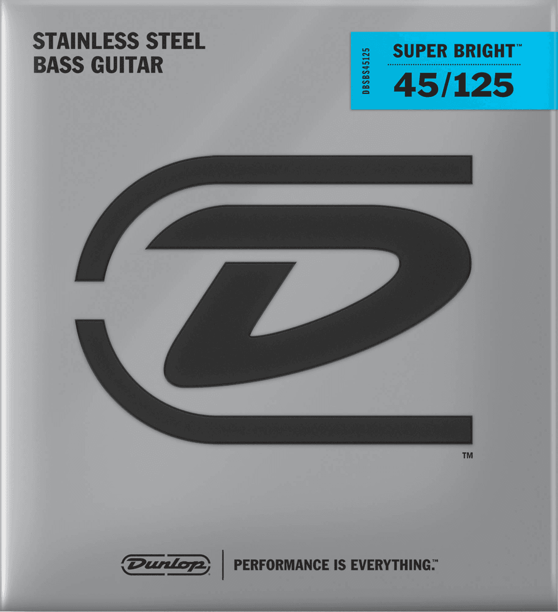 Dunlop Super Bright Stainless Steel Basgitaarsnaren Long Scale 45-125