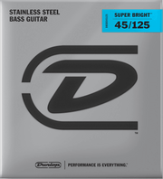 Dunlop Super Bright Stainless Steel Basgitaarsnaren Short Scale 45-125