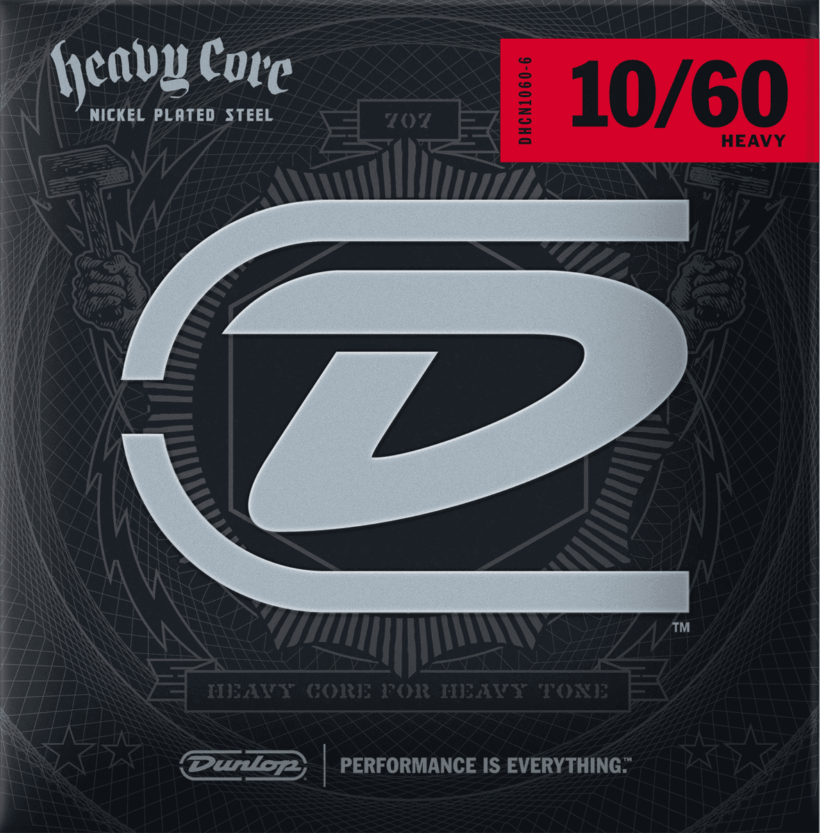 Dunlop Heavy Core Elektrische Gitaarsnaren Heavy 10-60