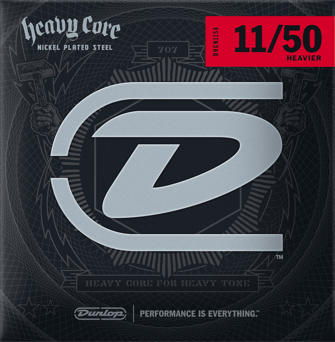 Dunlop Heavy Core Elektrische Gitaarsnaren Heavy 11-50