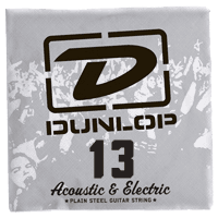 Dunlop Plain Steel Losse Elektrische Gitaarsnaar .013
