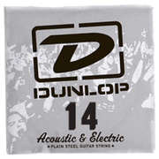 Dunlop Plain Steel Losse Elektrische Gitaarsnaar .014