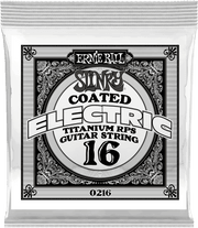 Ernie Ball Slinky RPS Coated Elektrische Gitaarsnaar Plain Steel Verstevigd 016 6-pack