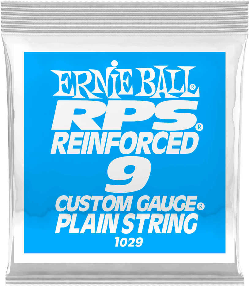 Ernie Ball Slinky RPS Nickel Wound Elektrische Gitaarsnaar Plain Steel Verstevigd 009 6-pack