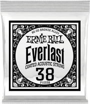 Ernie Ball Everlast Coated 80/20 Akoestische Gitaarsnaar Roundwound 038 6-pack