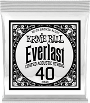 Ernie Ball Everlast Coated 80/20 Akoestische Gitaarsnaar Roundwound 040 6-pack