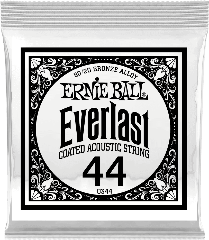 Ernie Ball Everlast Coated 80/20 Akoestische Gitaarsnaar Roundwound 044 6-pack