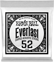 Ernie Ball Everlast Coated 80/20 Akoestische Gitaarsnaar Roundwound 052 6-pack