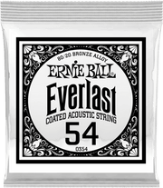 Ernie Ball Everlast Coated 80/20 Akoestische Gitaarsnaar Roundwound 054 6-pack