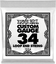 Ernie Ball Stainless Steel Folksnaar Loop-end Wound 034 6-pack