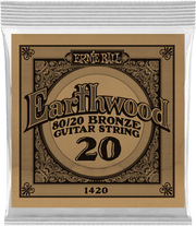 Ernie Ball Earthwood 80/20 Bronze Akoestische Gitaarsnaar Wound Bronze 020 6-pack