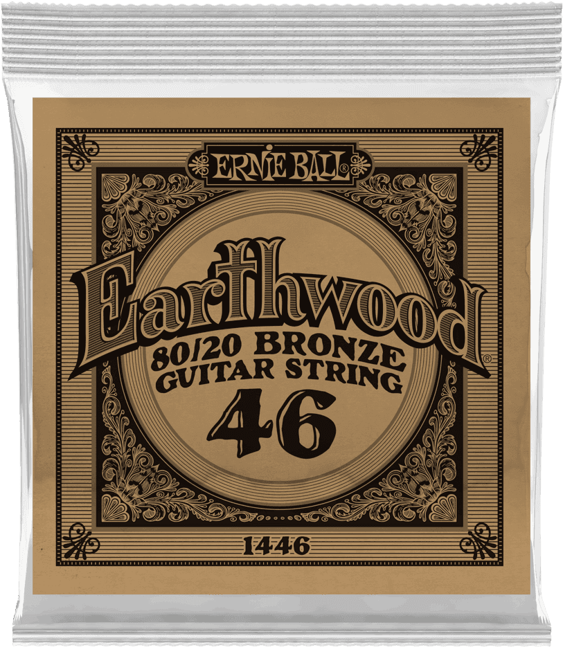 Ernie Ball Earthwood 80/20 Bronze Akoestische Gitaarsnaar Wound Bronze 046 6-pack