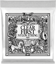 Ernie Ball Ernesto Palla Nylon Klassieke Gitaarsnaar 1E Nylon Clear 6-pack