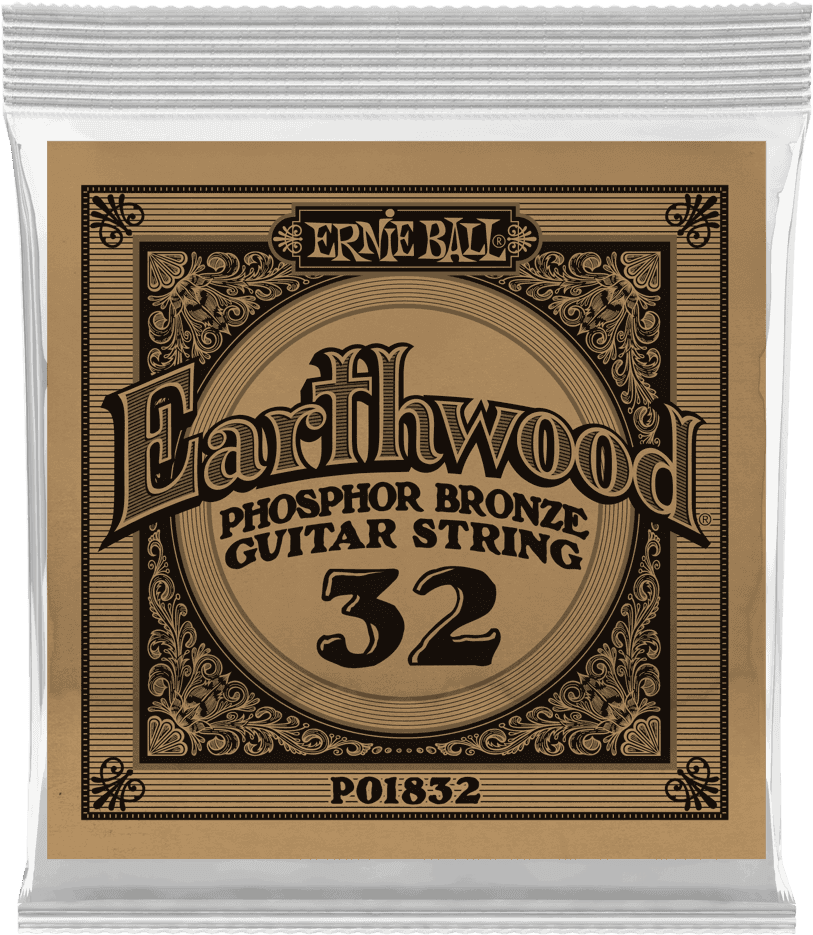 Ernie Ball Earthwood Phosphor Akoestische Gitaarsnaar Wound Phosphor Bronze 032 6-pack