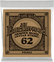 Ernie Ball Earthwood Phosphor Akoestische Gitaarsnaar Wound Phosphor Bronze 062 6-pack