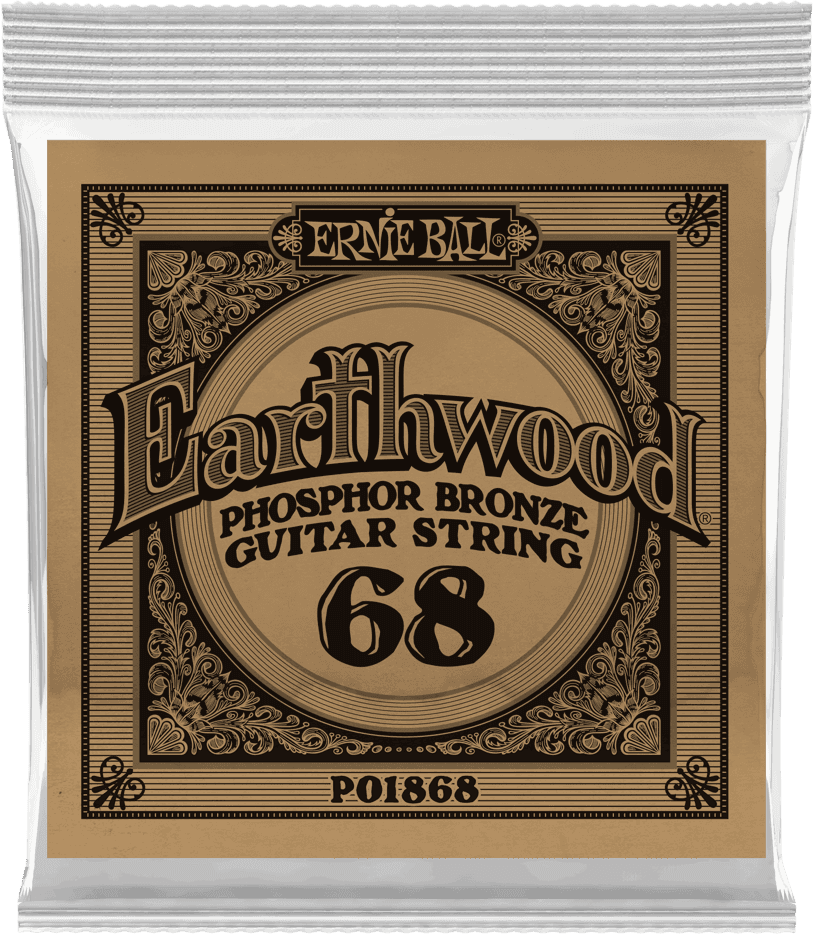Ernie Ball Earthwood Phosphor Akoestische Gitaarsnaar Wound Phosphor Bronze 068 6-pack