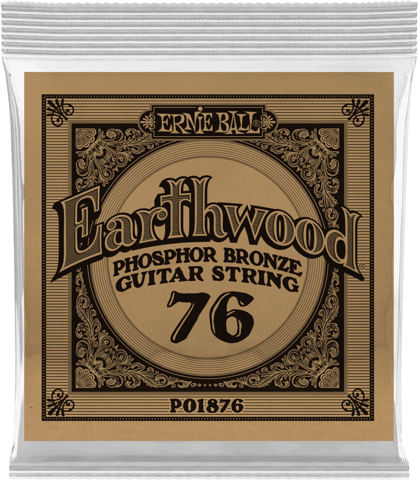 Ernie Ball Earthwood Phosphor Akoestische Gitaarsnaar Wound Phosphor Bronze 076 6-pack