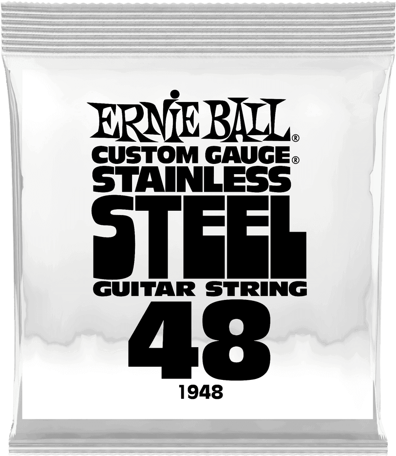 Ernie Ball Slinky Stainless Steel Elektrische Gitaarsnaar Wound 048 6-pack